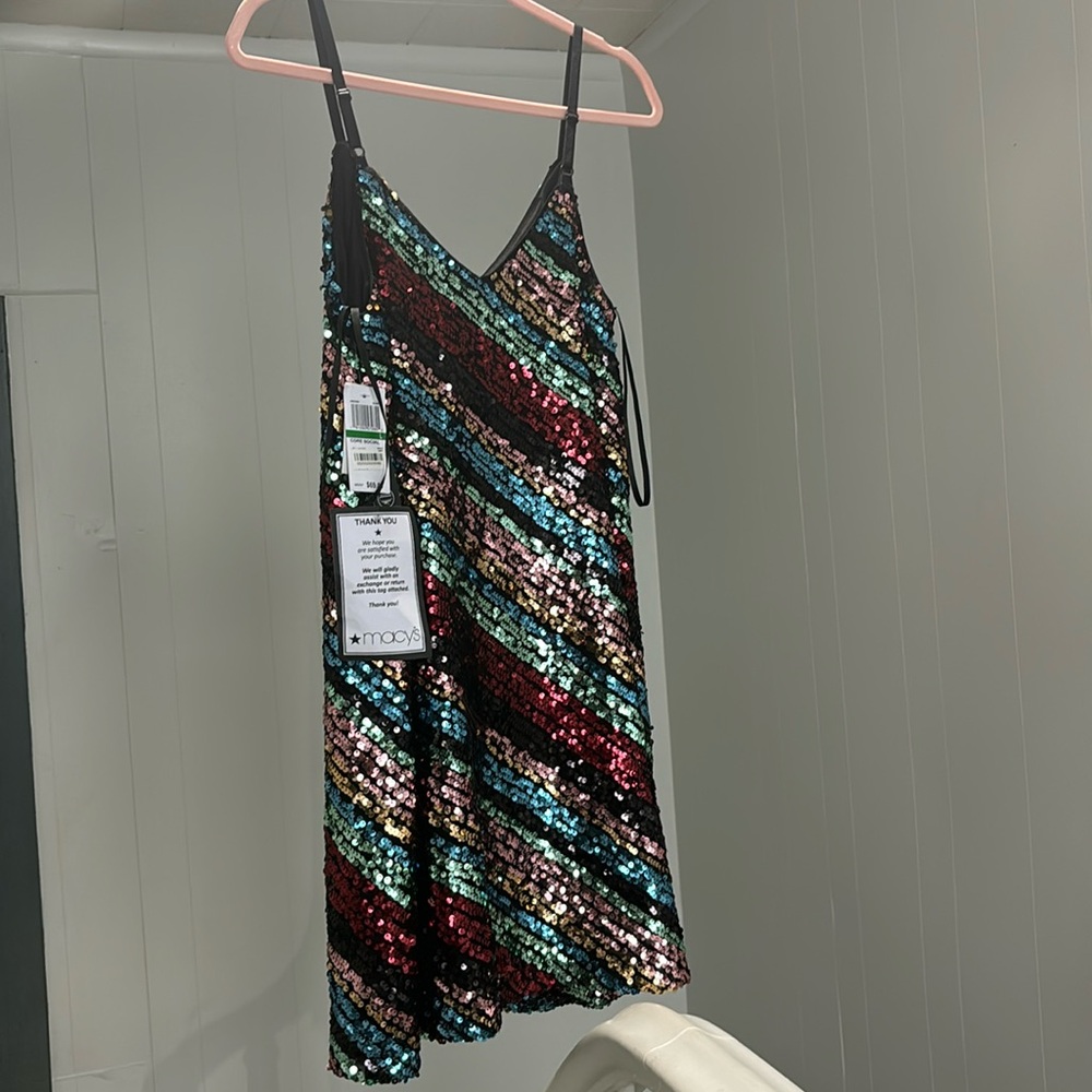 NWT As U Wish Core Social Sequin mini dress